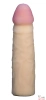 Насадка для страпона телесная EGZO Ciberskin, 18x4,2 см, киберкожа - 2