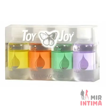 Набор масел для эротического массажа ToyJoy, 4X50 мл