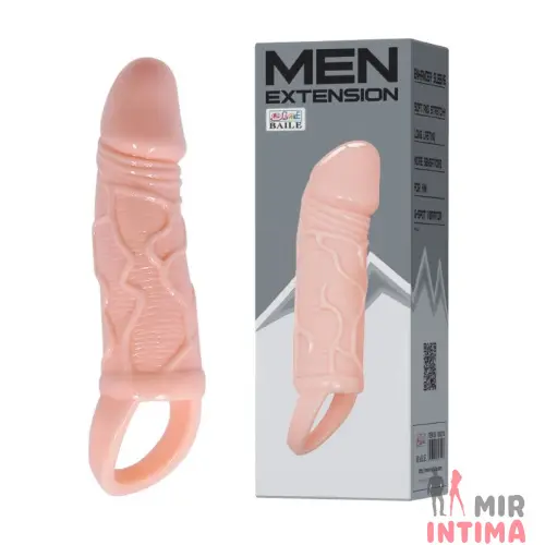 Реалистичная насадка-презерватив "Men extension" Реалистичная насадка-презерватив "Men extension"