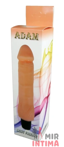 Реалистичный-женский-вибратор-Вибратор BOSS Cyberskin - ADAM, 22,5х4,2см