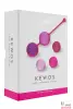 Вагинальные шарики Liebe Kewos, 5 шариков в комплекте, силикон - 5