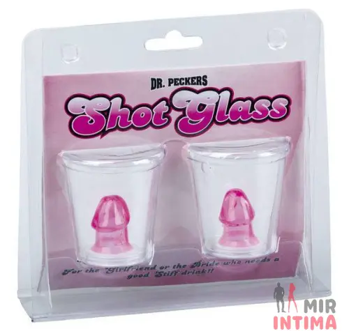 Рюмки для шотов Peckers Shot Glass, 2 шт