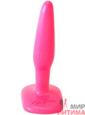 Анальная пробка Classic Butt Plug, розовая, 9X2 см