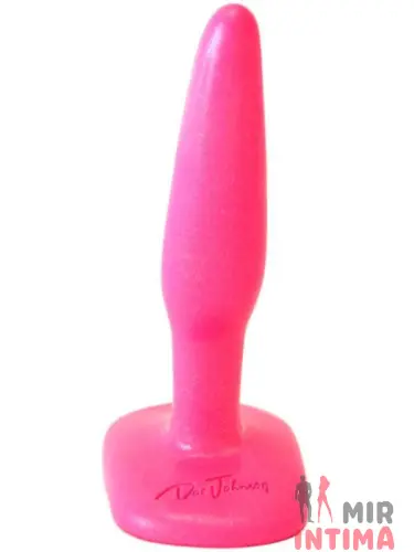 Анальная пробка Classic Butt Plug, розовая, 9x2 см