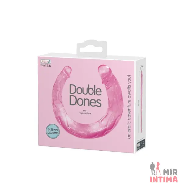 Двойной гелевый фаллоимитатор "Double Dones" - 5 Двойной гелевый фаллоимитатор "Double Dones" - 5