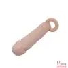 Удлиняющая насадка PENIS SLEEVE 6,2" с кольцом для мошонки - 3 Удлиняющая насадка PENIS SLEEVE 6,2" с кольцом для мошонки - 3