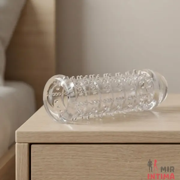 Удлиняющая насадка с шипами Penis Sleeve - 3 Удлиняющая насадка с шипами Penis Sleeve - 3