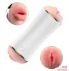 Двусторонний мастурбатор с вибростимуляцией BOSS Vibrating Masturbation Cup USB Двусторонний мастурбатор с вибростимуляцией BOSS Vibrating Masturbation Cup USB