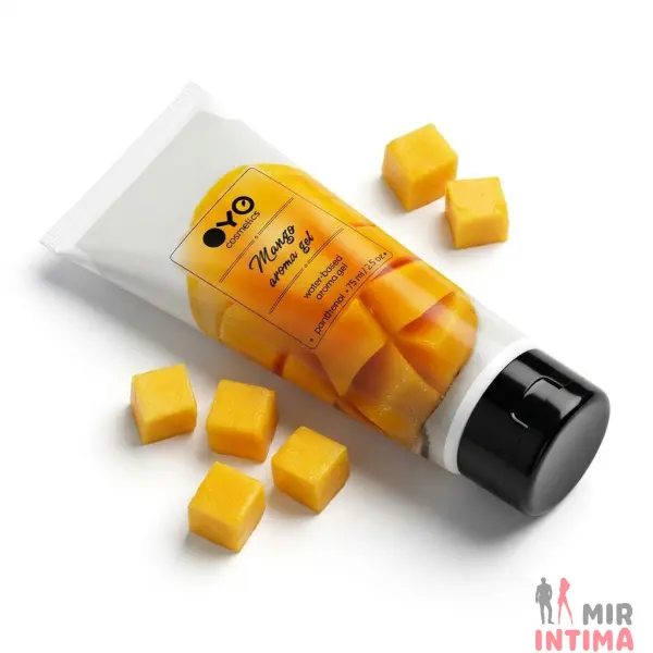 Универсальный ароматизированный увлажняюший гель-лубрикант OYO - Mango aroma gel, 75 ml - 2