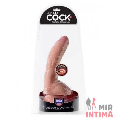 Фаллоимитатор двойной плотности King Cock Plus 10" Fat, 205 х 53 мм Фаллоимитатор двойной плотности King Cock Plus 10" Fat, 205 х 53 мм