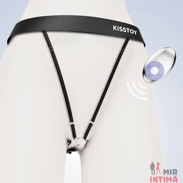 Женские-вибротрусики-Вибратор в трусики KISSTOY Viosecret с пультом, 11.4см - 4