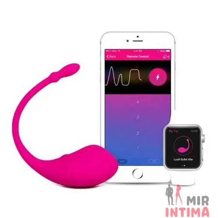 Виброяйцо Lovense Lush Bullet Vibrator, оснащенное смарт-приложением, 18х3,4 см