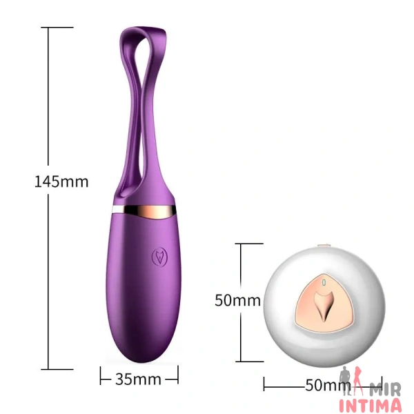 Виброяйцо Vibrating Silicone Love EGG, 10 режимов - 7