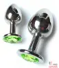 Анальная пробка с камнем под Swarovski, 8,5X3 см