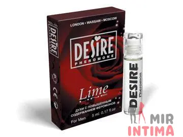 Мужские духи с феромонами Desire Lime, 5 мл Мужские духи с феромонами Desire Lime, 5 мл