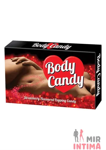 Клубничные шипучие конфеты для тела BODY CANDY