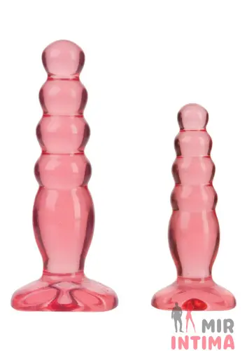 Набор анальных пробок Crystal Jellies, гелевый Набор анальных пробок Crystal Jellies, гелевый