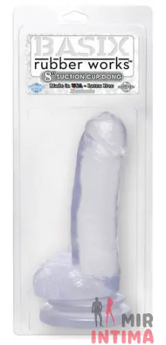 Фаллоимитатор Basix 8 Inch Suction Cup, 15x4 см Фаллоимитатор Basix 8 Inch Suction Cup, 15x4 см