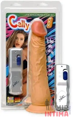 Реалистичный-женский-вибратор-Вибратор Cally Latex Realistic на присоске, 200 х 45 mm