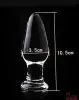 Стеклянный анальный плаг, 10,5x3,5 см - 3