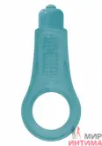Ерекційне кільце з віброкулею NS Novelties Firefly Couples Ring Blue, 3 см