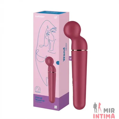 Гелевый-и-силиконовый-женский-вибратор-Вибромассажер Satisfyer Wand-er, силикон