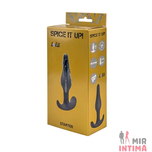 Анальная пробка Spice it up Starter - Dark Grey