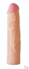 Насадка для страпона телесная EGZO Ciberskin, 21x4,7 см