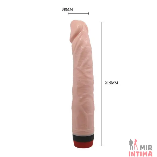 Реалистичный-женский-вибратор-Реалистичный вибратор "Rockin dong", 21,5х3,8 см - 6