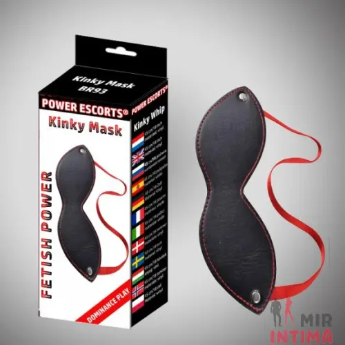 Маска на глаза из экокожи Kinky Мask Маска на глаза из экокожи Kinky Мask
