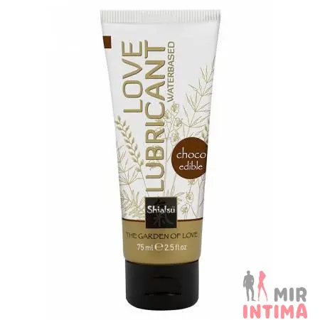 Шоколадный лубрикант «Shiatsu Edible Glide Choco», 75 мл