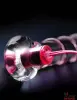 Женский-вибратор-точки-G-Вибратор 10 function glass G-spot ICICLES N 4, 15 x 2 см - 1
