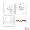 Вагинальные шарики Wooomy Love Pearls, силикон - 3