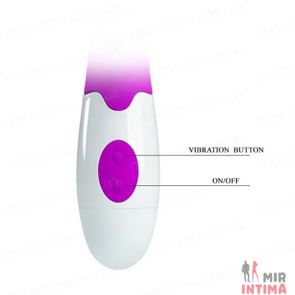 MIBI-014173-Гелевый-и-силиконовый-женский-вибратор - 1 Гелевый-и-силиконовый-женский-вибратор-Вибратор Pretty Love SNAPPY - 1