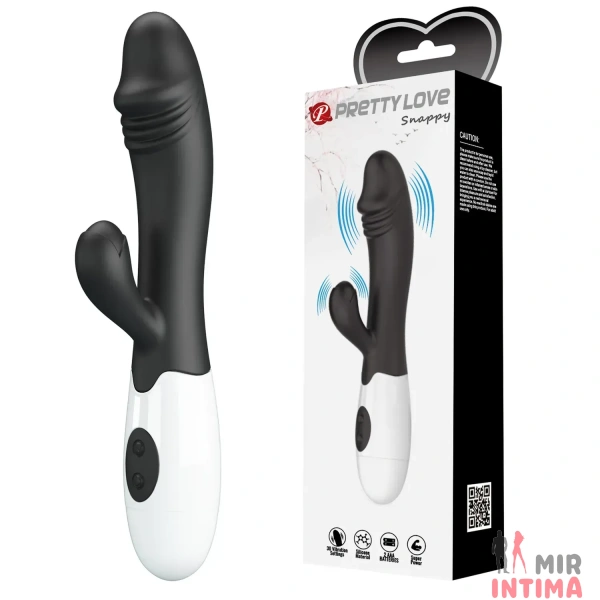 Женский-вибратор-точки-G-Вибратор Pretty Love Snappy black, 30 режимов