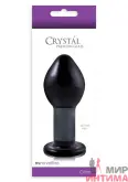 Анальная пробка Crystal Premium, стеклянная, 10X4 см