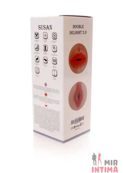 Мастурбатор SUSAN Double Delight 2.0, 36 режимов - 10 Мастурбатор SUSAN Double Delight 2.0, 36 режимов - 10