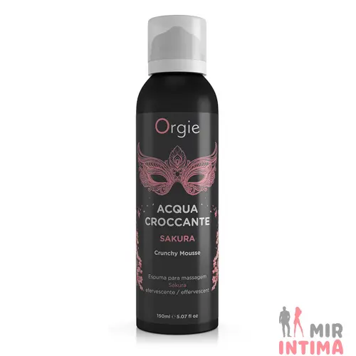 Увлажняющая массажная пенка Acqua Croccante Mousse Sakura, 150 мл