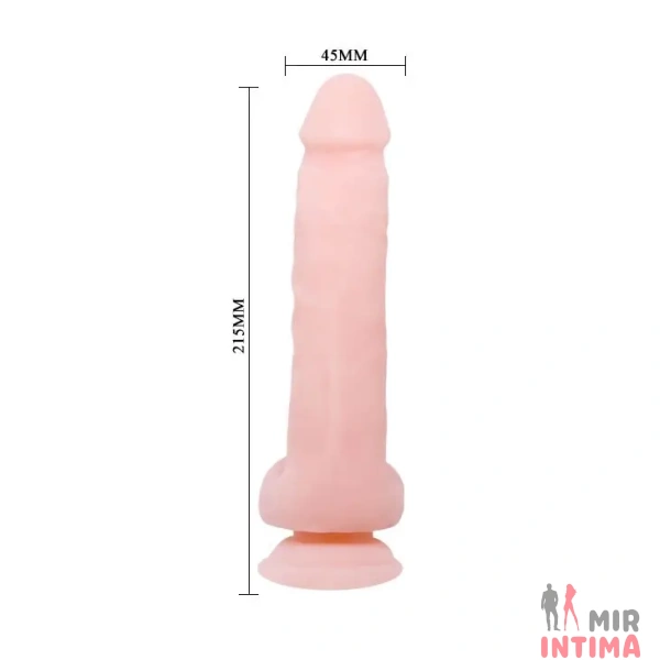 Фаллоимитатор на присоске "SUPER DILDO 8.4", 17х4.5см - 2 Фаллоимитатор на присоске "SUPER DILDO 8.4", 17х4.5см - 2