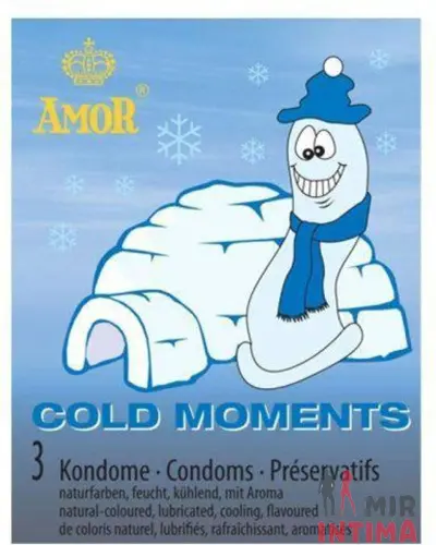 Презервативы Amor "Cold Moments" №3 Презервативы Amor "Cold Moments" №3