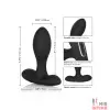 CalExotics Eclipse Slender Probe силиконовая анальная пробка. - 4