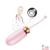 Женская-вибропуля-Виброяйцо с ДУ и функцией подогрева «Vibrating Silicone Love EGG» - 5