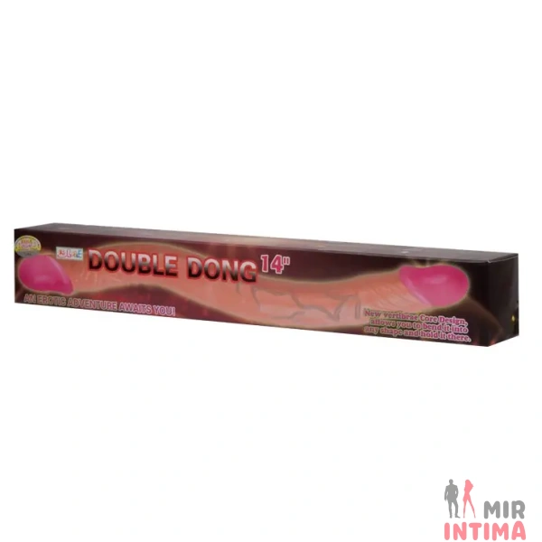 Фаллоимитатор "Double Dong" двойной, 36х4,3см - 7