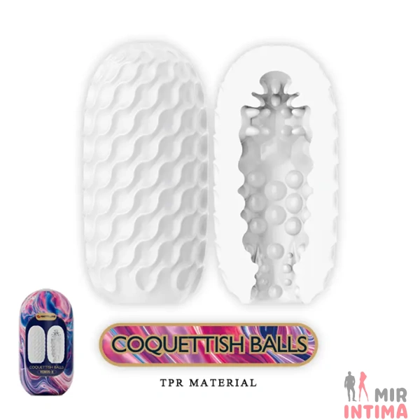 Мастурбатор яйцо Pretty Love Coquettish balls - 2 Мастурбатор яйцо Pretty Love Coquettish balls - 2
