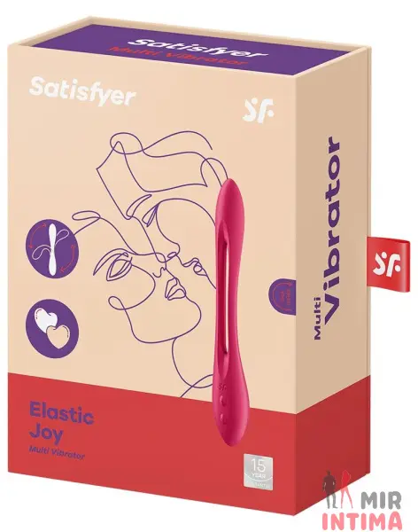 Вибратор для пар Satisfyer Elastic Game, универсальный - 10 Вибратор для пар Satisfyer Elastic Game, универсальный - 10