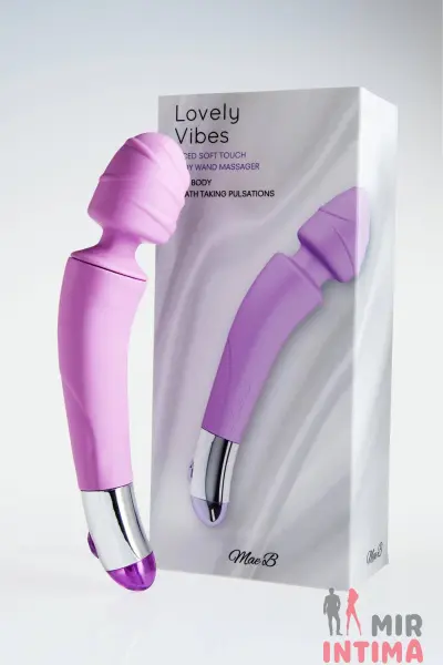 Гелевый-и-силиконовый-женский-вибратор-Массажер с вибрацией Soft Touch Body Wand Massager - 3