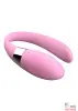 Роскошный стимулятор для пар V-Vibe Pink с ДУ - 4