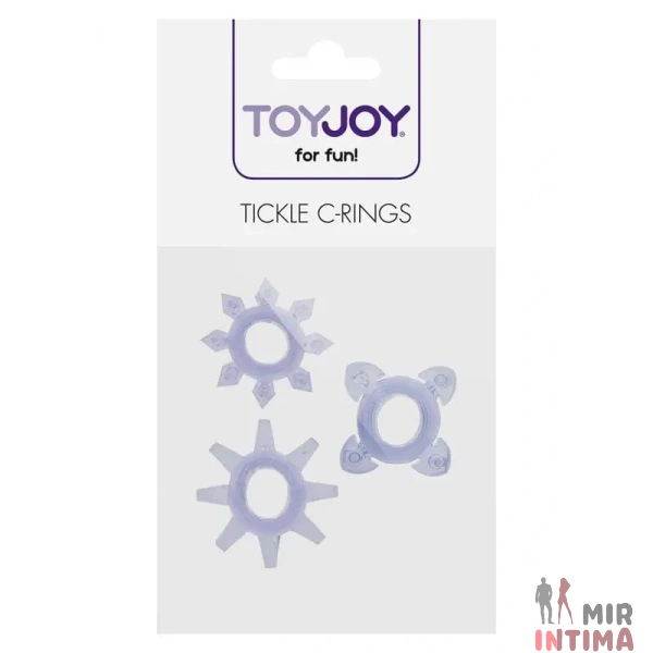 Кольца для эрекции Tickle C-rings Purple - 2