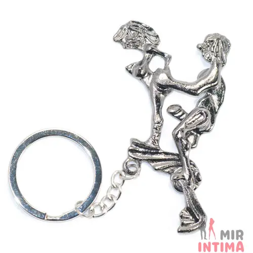 Металлический брелок эротическая поза Funny Sexy Keychain