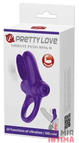 Эрекционное кольцо Pretty Love Vibrant penis ring II